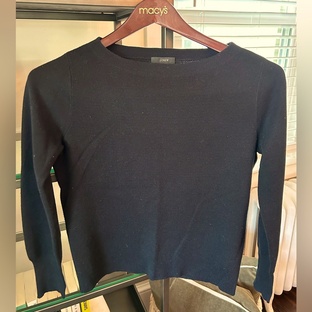 J Crew black sweater
